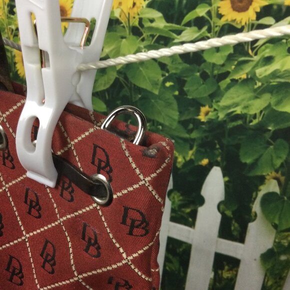 Vintage Dooney & Bourke Red Satchel Bag - Picture 3 of 16